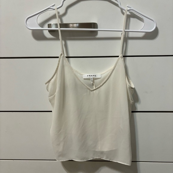 FRAME Shirred Keyhole Puff-Shoulder Top - Picture 9 of 13